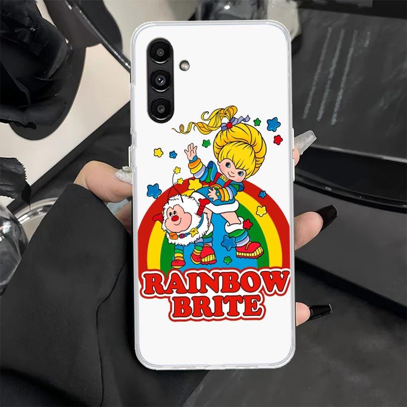 R-Rainbow Cute Brite Phone Case for Samsung Galaxy A17 A16 A26 A36 A56 A15 A14 A13 A12 A55 A54 A53 A25 A24 A23 A35 A34 A33 A05S