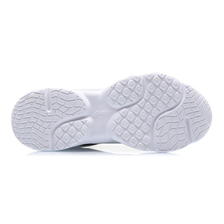 Li Ning Comfortable Daily Wear Breathable Low-Top Running Shoes Kids sneakers Black White Green YKFQ092-3
