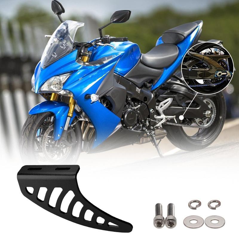 Motorcycle Shark Fin Raw Alloy Aluminium Chain Racing Chain Toe Guard For ACU Race Bike