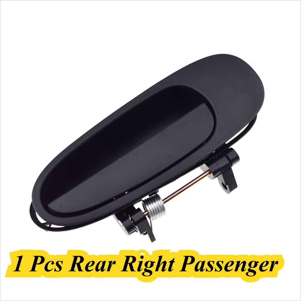 1 or 2  or 4 Pcs Black Exterior Door Handle Front / Rear / Left / Right For Geo Prizm & Toyota Corolla 1993 1994 1995 1996 1997