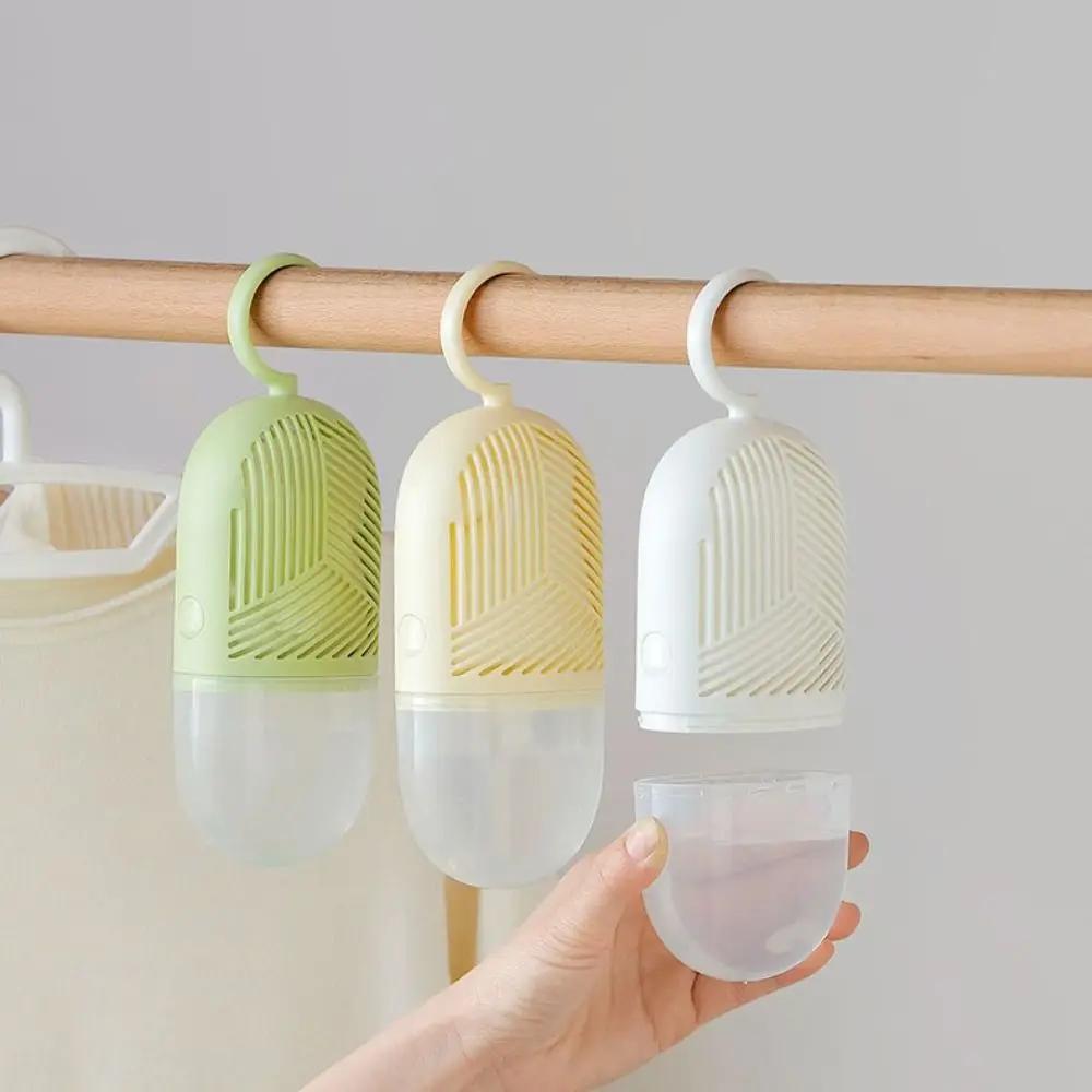 Reusable Clothes Dehumidification Box Anti-Mold Moisture-proof Dehumidifier Packs Hanging with Water Collector&Hook