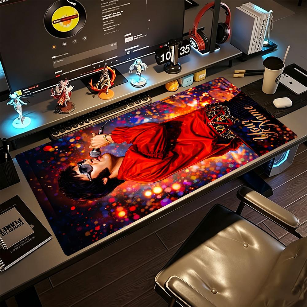 Elvis Presley Customized Name Mouse Pad Office Mouse Mats Desktop Mouse Pad Non-Slip Rubber Base Perfect Gift for Gamers