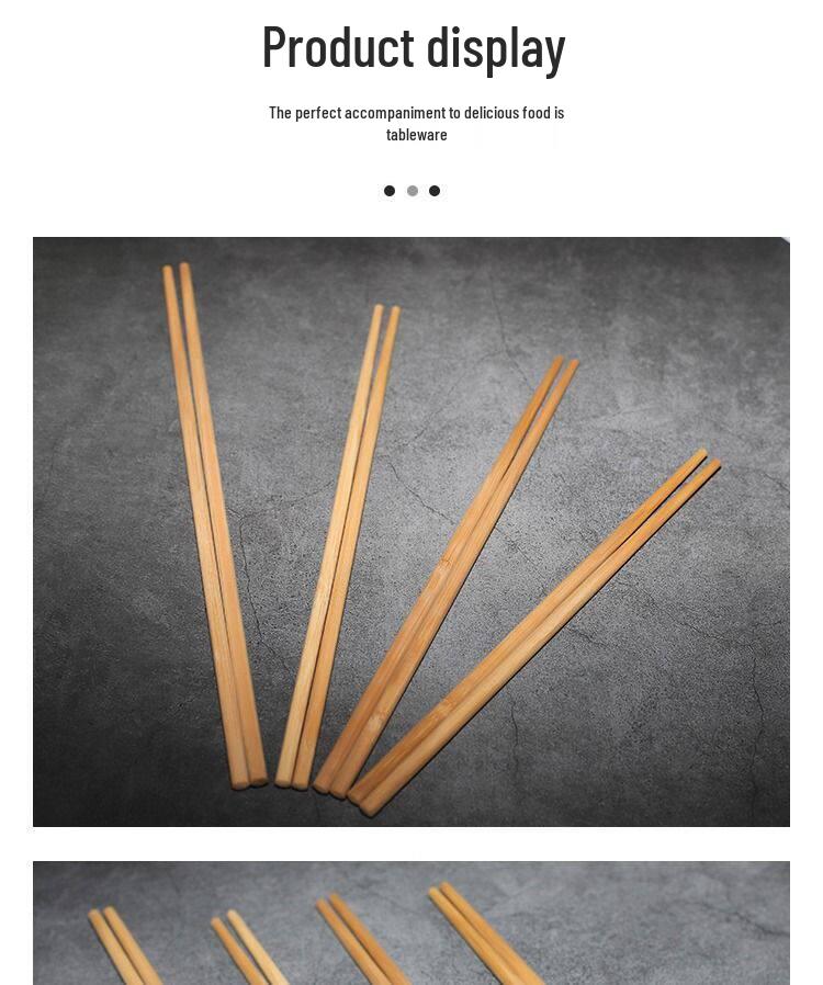 Convenient Hygienic Individually Packaged Bamboo Chopsticks for Takeaway & Fast Food Use