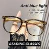 Fashionable High-definition Anti Blue Light Reading Glasses for Men and Women, Retro Ultra Light Reading Glasses for Presbyopia