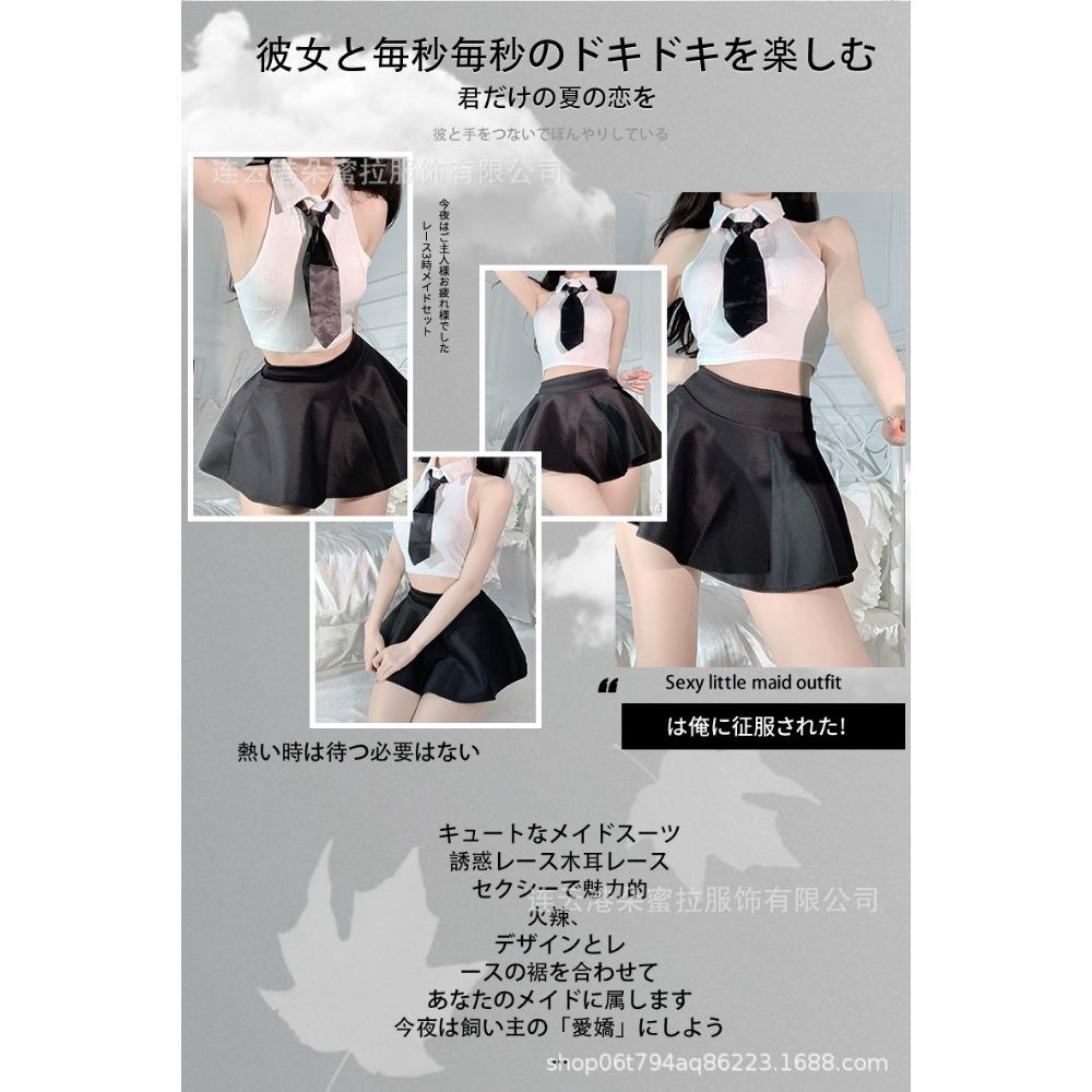 Domila Sex Underwear Uniform Seduction Student Wear Wholesale Sex Uniform Passion Sexy Secretary Split