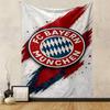 FC Bayern München Logo Design Patterned Tapestry Decorative Wall Hanging, Home Bedroom Living Room Decor
