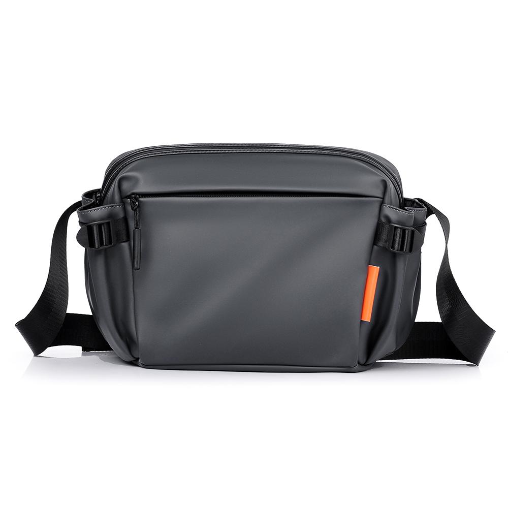 New men's fanny pack Korean version functional breast bag simple fashion shoulder bag sports fanny pack large capacity satchel men's