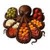 Yousheng Plastic Serving Tray Ocean Themed Cheese Bread Board Fruits Nuts Wood Display Board Beachfront Dinner Party Platter