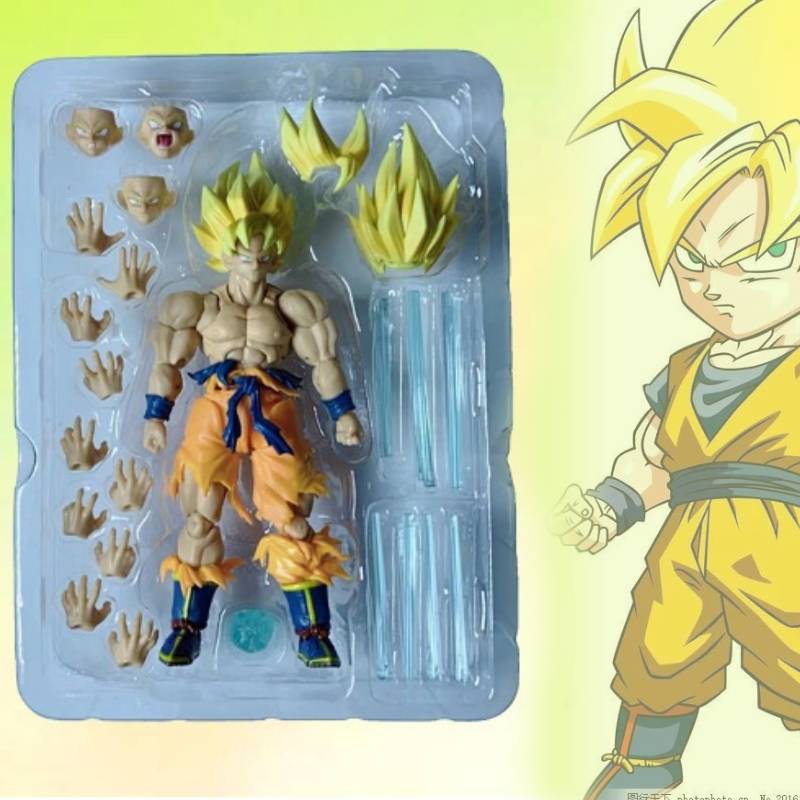 

Фигурка Драконий Жемчуг Z Сон Гоку Супер Сайян Модель Кукла ПВХ Коллекционная