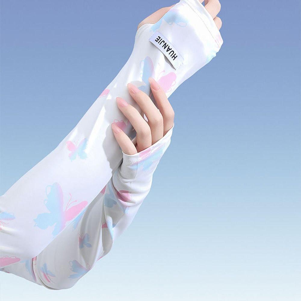 Anti-Ultraviolett-Sonnenschutz-Ärmel, verstellbare Armstulpen zum Radfahren, Eisstulpen für den Sommer im Freien