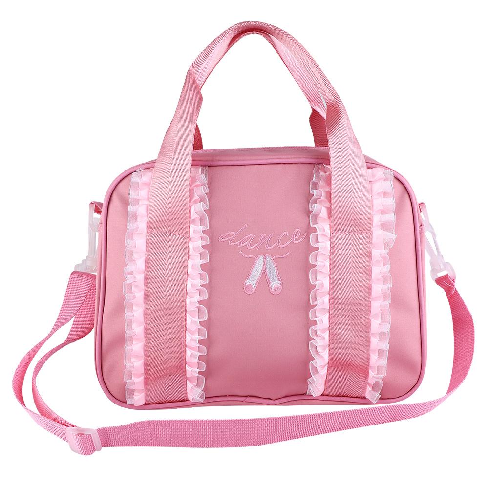 Girls Ballet Dance Kids handbag Single Shoulder Sports Bag (Black)