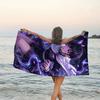 1pc Tsuyuri Kanawo1 Beach Towel, Beach and Seaside Swimming Pool Equipment, Fashion Pattern, Rectangular, Travel Essentials
