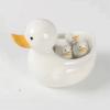 Creative Ceramic Chopstick Stand Cartoon Cute Duck Chopstick Holder Mini Size Duck Shape Chopsticks Rest Table Decoration