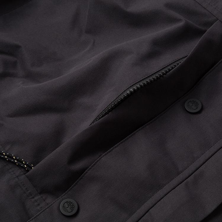Timberland Men's Waterproof Hooded Outdoor Jacket Black A41GB-M45