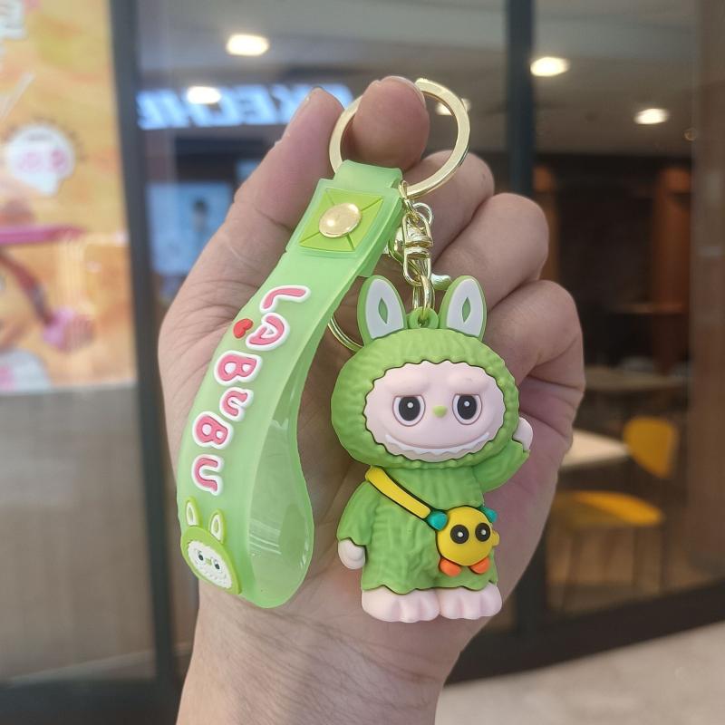 

Cartoon Labubu Pendant Keychain Cute Little Lamb Doll Schoolbag Hanging Gift