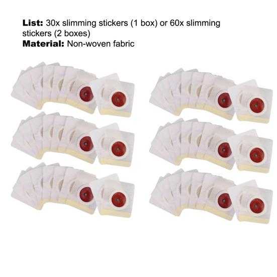 Yousheng 30Pcs/60Pcs Slimming Patch No Side Effects Improve Metabolism Ultra Thin Medicine Navel Sticker Adhesive Fat Burning Patch for Adult