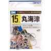 Owner Maru-Kaizu Fishing Hooks Size 15 Loose Pack Straight Long Shank for Rockfish Pufferfish
