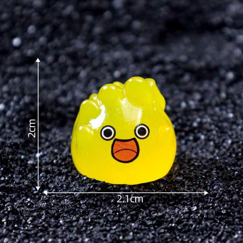 

Милые светящиеся в темноте Хэллоуин Маленькое пламя Микро-пейзаж Декоративные подвесные аксессуары Мини-украшения Luminous flame жёлтый