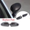 For Fiat 500 2010-2026 ABS Carbon Fiber Car Center Console Gear Shift Panel Steering Wheel Decorative Frame Sticker Accessories
