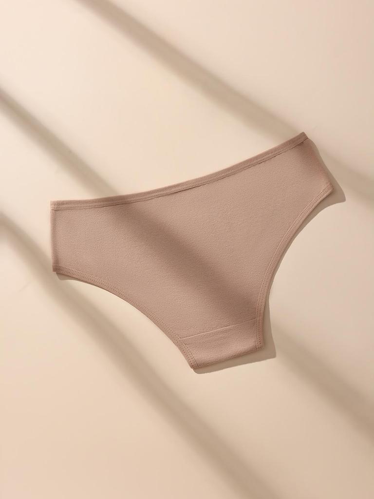 9Pcs/Set Women Panties Low-Rise Underwear Sexy Ladies Briefs Female Soft Cotton Lingerie Solid Colors Underpants Plus Size S-3XL