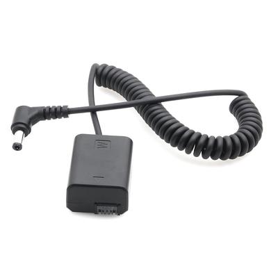 Andoer NP-FW50 Dummy Battery Pack Coupler Adapter with DC Male Connector for Sony A7 A7II A7R A7S A7RII A7SII A6000 A5000 ILDC Camera