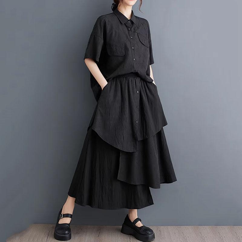 Xitao Nieregularny kieszonkowy guzik jednorzędowy zestaw do kompletu GYX1629