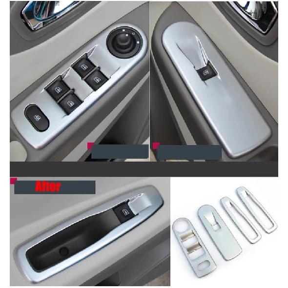 For Renault Captur Kaptur Clio 4 Clio4 2013 14 -2018 Car Door Armrest Window Glass Lift Switch Button Panel Cover Trim Accessory