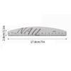 1Pcs Nail File With Ruler 80/100/150/180/240/320 Grit Sandpaper Disposable Cuticle Remover Buffers Manicure Tool