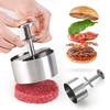 ABS Plastic Non-Stick Round Burger Patty Press - Manual Kitchen Tool