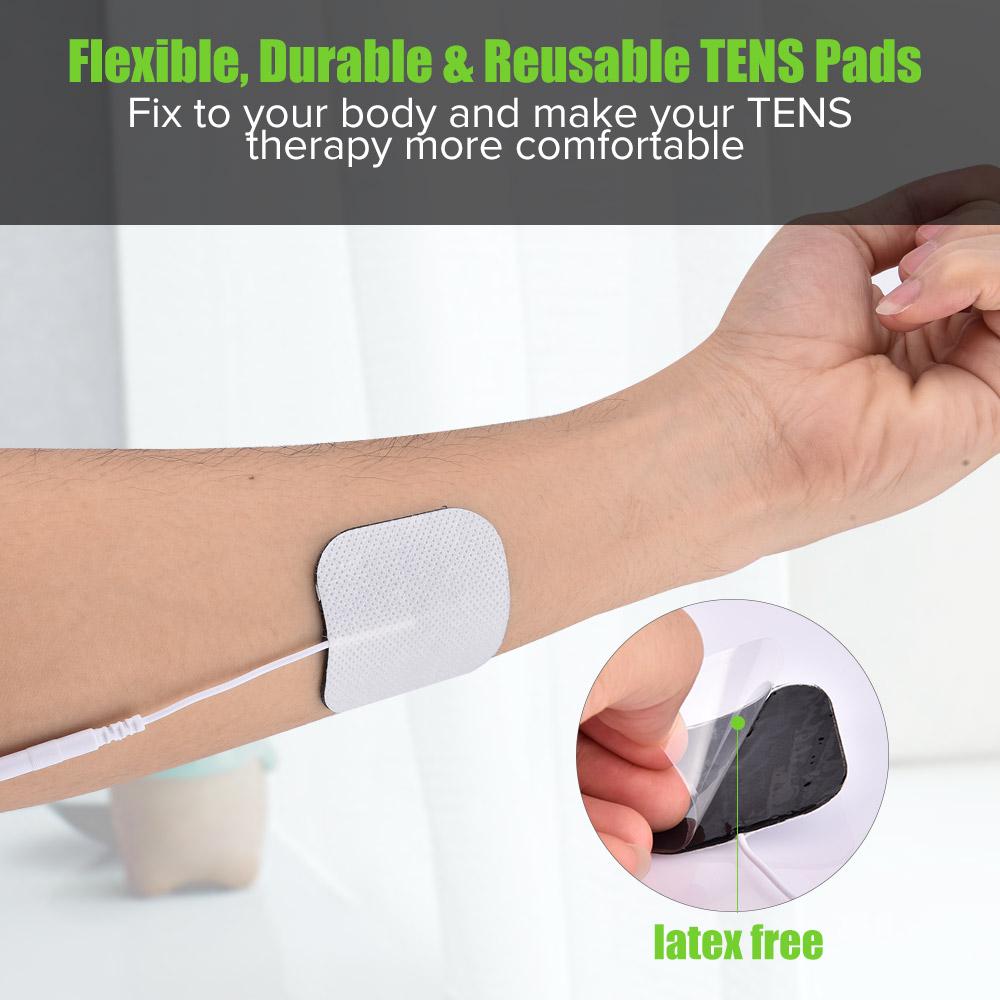 5x5cm/4x4cm Self Adhesive Non-woven Fabric Electrodes Pads Replacement Patch for Eletric Muscle Stimulator Tens Digital Massager