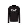 Ss23 Ea7 Series Letter Logo Print Crew Neck Long Sleeve T-Shirt Men Tops Black 3RPT64-PJ03Z-1200