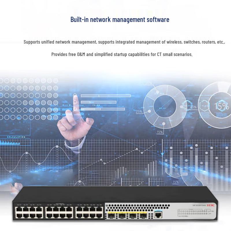 H3C S5120V3-28P-EI-H1 24-Port Gigabit Layer 3 Managed Switch