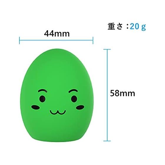 SCHITEC Dog Toys with Sound [Set of 8] Ball Pet Supplies, Relieves Lack of Exercise and Stress, Clean and Safe, Egg Shape, Highly Durable, For