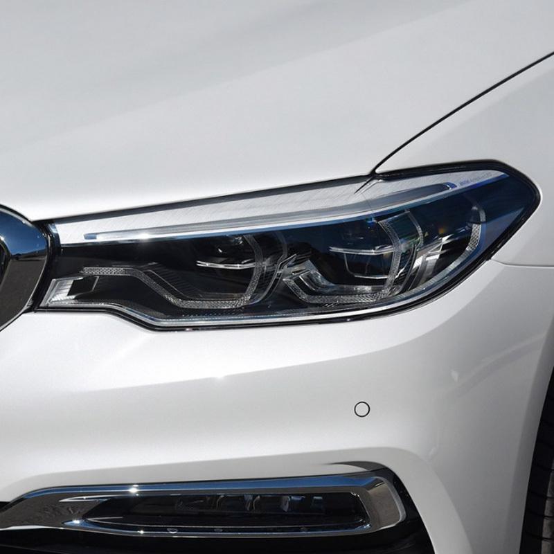 Car Glass HeadLamp Lens Caps Lampshade Shell For BMW 5 Series G30 G38 2018 2019 2020 Headlight Cover