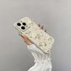 Simple floral pattern phone case suitable for iPhone 17 16 15 14 13 12 11 Pro/Max/Plus anti drop and shockproof