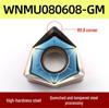 90° Double-Sided Hexagonal WNMU080608 Cutting Inserts for Cross-Border Fast Feed Milling Cutter