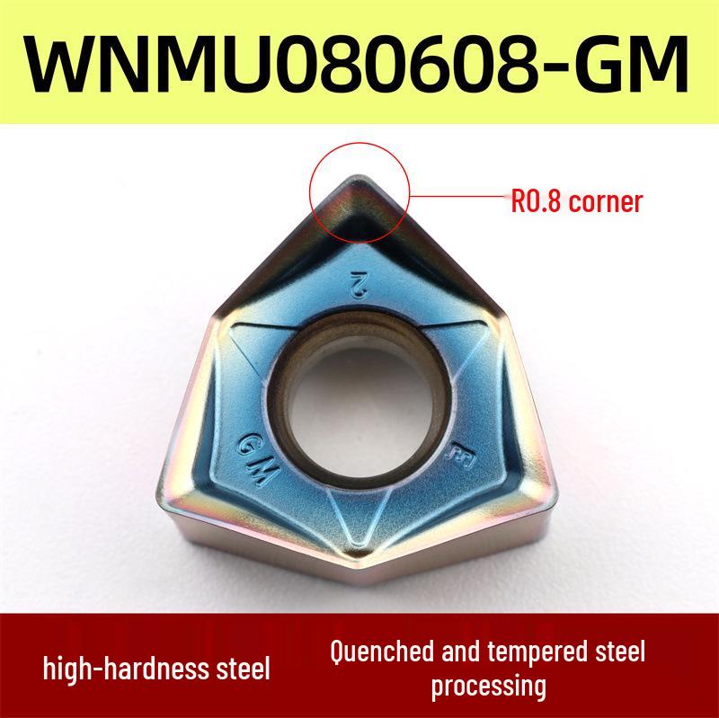 90° Double-Sided Hexagonal WNMU080608 Cutting Inserts for Cross-Border Fast Feed Milling Cutter