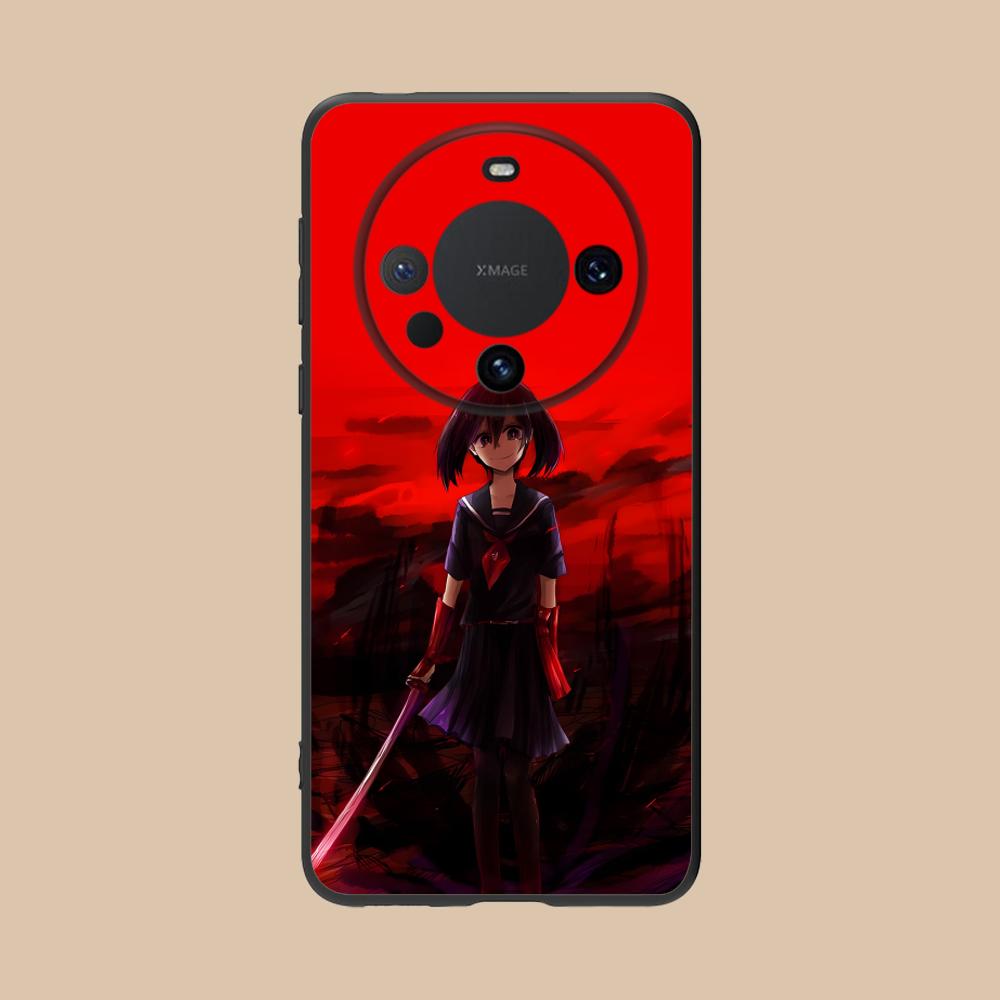 Akame Kurome Matte TPU Mobile Phone Case for Huawei Mate 60 50 40 30 20 10 Pro Plus Lite E 5G Colorful Printing Cover