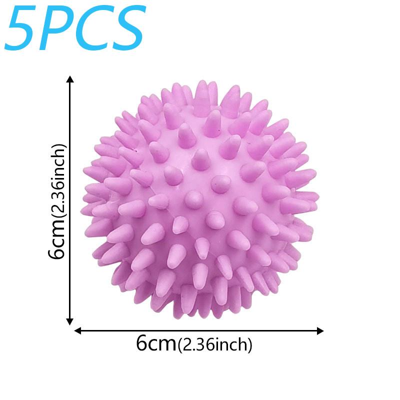 5PCS Laundry Balls Anti-Winding Magic Balls Drying Cleaning Household Washing Essential Cleaning Supplies for Laundry Reusable