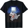 Minecraft Wolf Companion with Collar and Logo T-Shirt