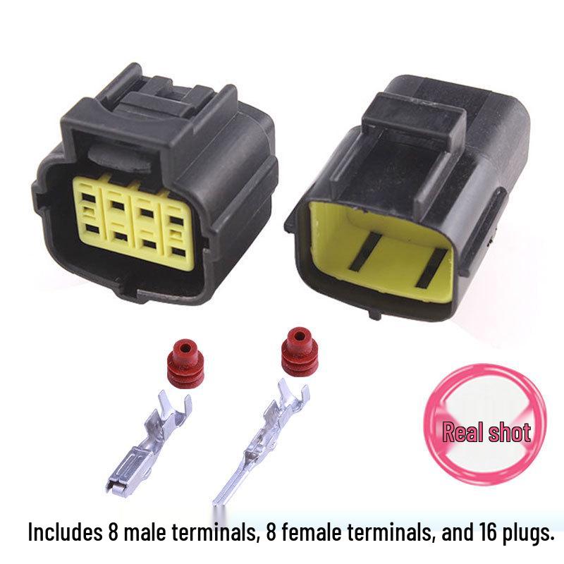 Conector Auto AMP1.8 Impermeabil ștecher 4 pini tată-mamă, cablaj 2P, 16 găuri DJ70216Y-1.8