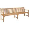 Day and Night - Day and Night Solid Teak Wood Garden Bench 228 Cm
