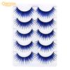 5Pairs Colorful Long Thick Fake Eyelashes