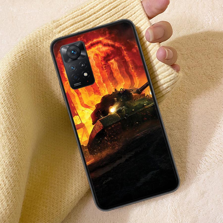 World Of Tanks Game Phone Case For Redmi 13C 14C Note 14 13 Pro Plus 5G 12 12C 10A 10C 10 9A 9C 9T 9 8 8A K70 Pro Cover TPU Shel