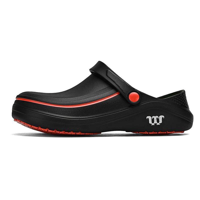 Men Work Chef Shoes Waterproof Oil-proof Kitchen Work Cook Boots Non-slip Ankle Rain Boots Man Hotel Restaurant Safety Footwear