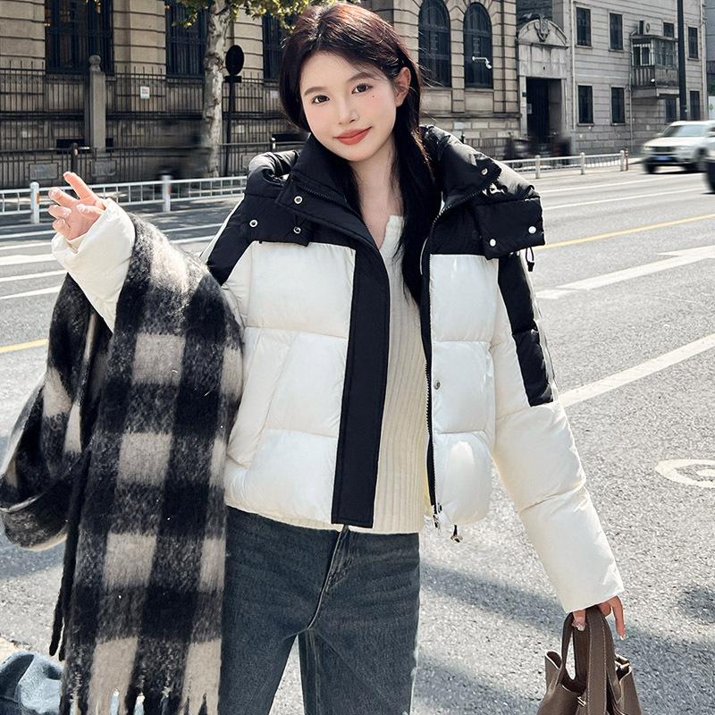 New women's winter short cotton-padded clothes, cotton-padded clothes, fashionable design sense, loose and thickened warm jacket