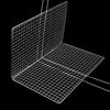 1PC Mesh Vegetable Grilled Fish Clip Anti-scalding Handle Splint Barbecue Net Household Barbecue Mesh Rectangle
