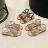 Sandals Female New Summer Wear Student Fashion with Skirt Fairy Style Roman Shoes P801