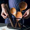 Wooden Kitchen Spoon Teak Wood Strainer Spoon Rice Scoop Paddle Large Wooden Spoon Skimmer for Cooking Wooden Kitchen Utensils