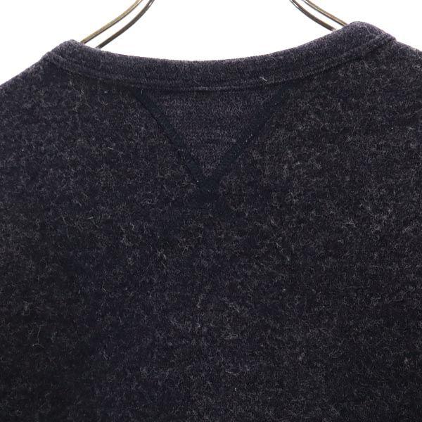 Yetiua Made In Japan Long Sleeve Trainer S Gray Sweatshirt Fleece Lining Men's Used